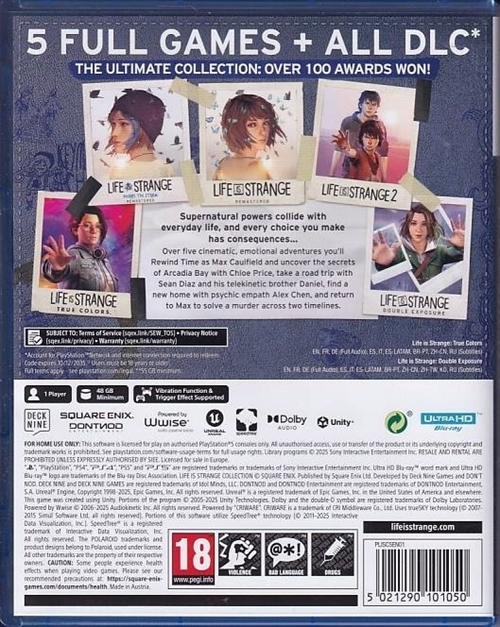 Life is Strange Collection - PS5 (A-Grade) (Genbrug)